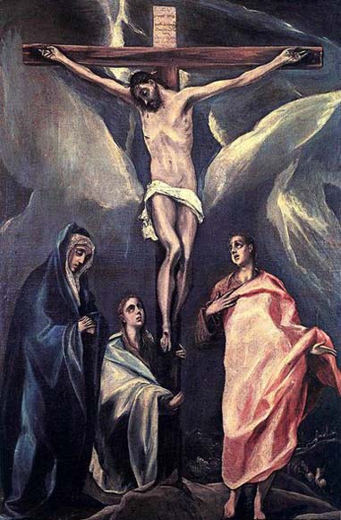 Christ on the Cross with the Two Maries and St John